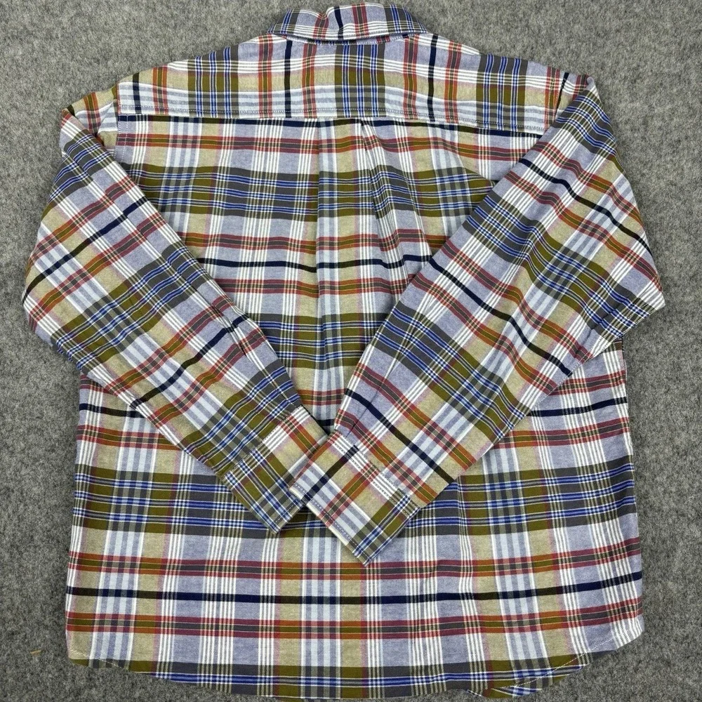 Cinch Western Shirt Boys Medium Plaid Long Sleeve Cowboy Rodeo Button Up Country
